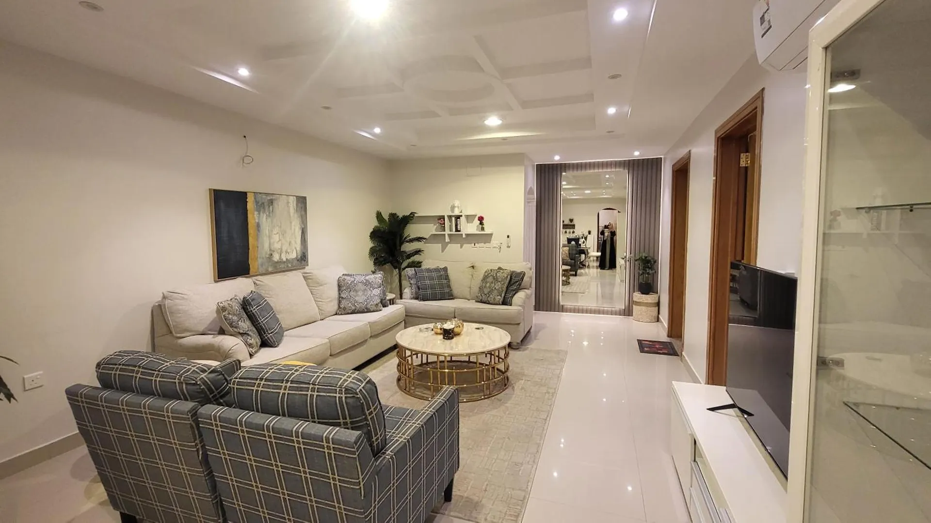 شقة متكاملة Vip غرفتين وجلسة خارجية Riyadh Apartment