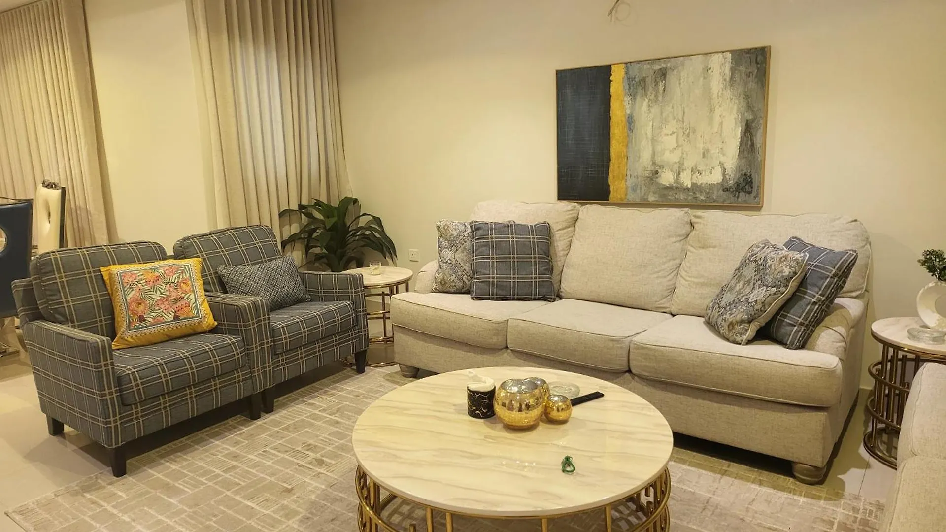 شقة متكاملة Vip غرفتين وجلسة خارجية Riyadh Apartment
